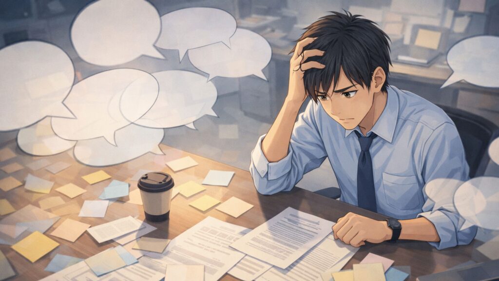 仕事できない人が怒られるのを怖いと感じやすい原因3つ